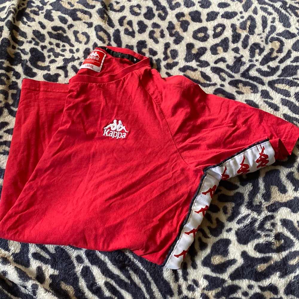 Kappa red tee